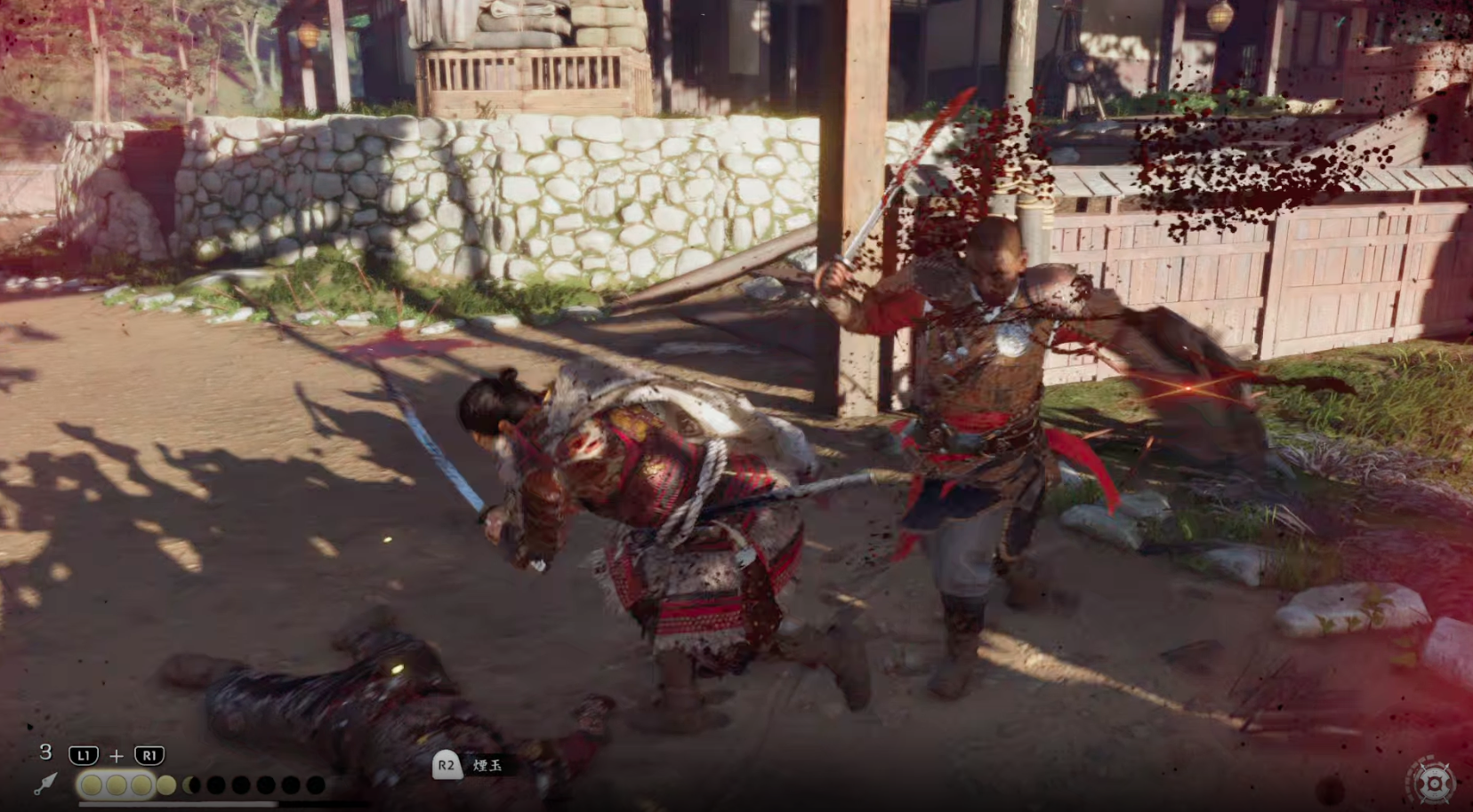 Ghost of Tsushima_ダメージを負う