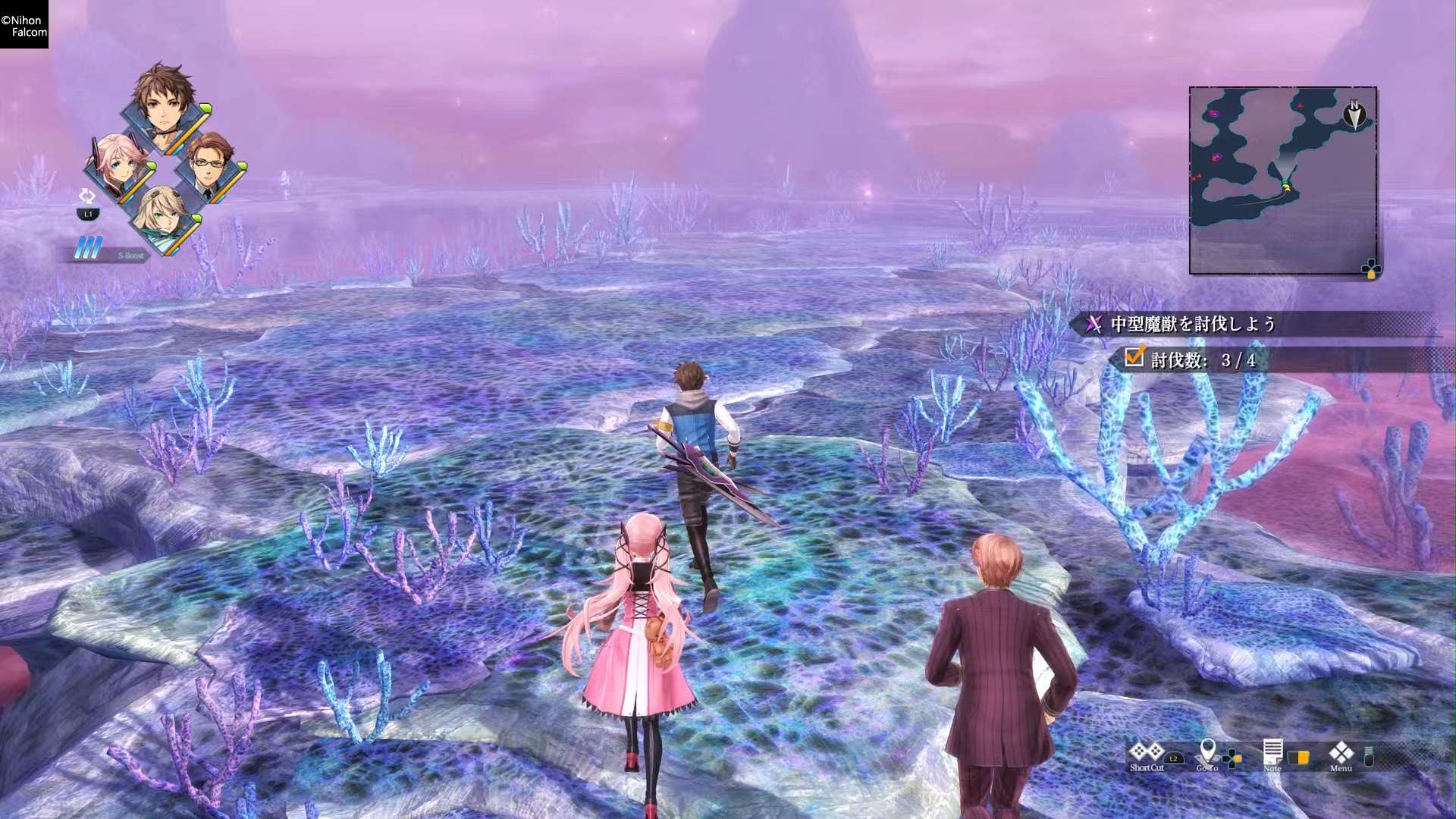 英雄伝説 黎の軌跡Ⅱ -CRIMSON SiN- バトル体験版_フィールド移動