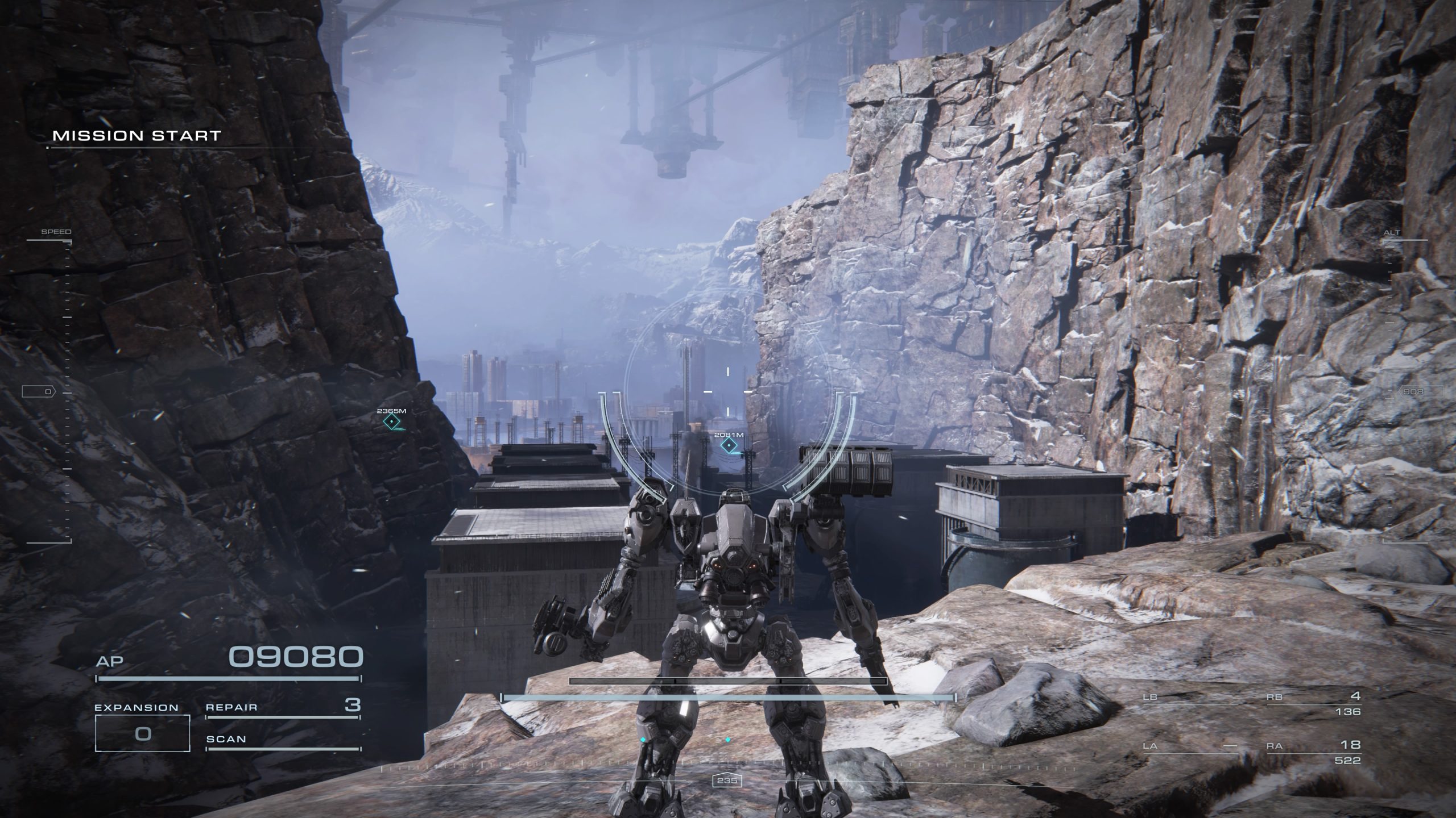 アーマードコア6_ミッションスタート位置